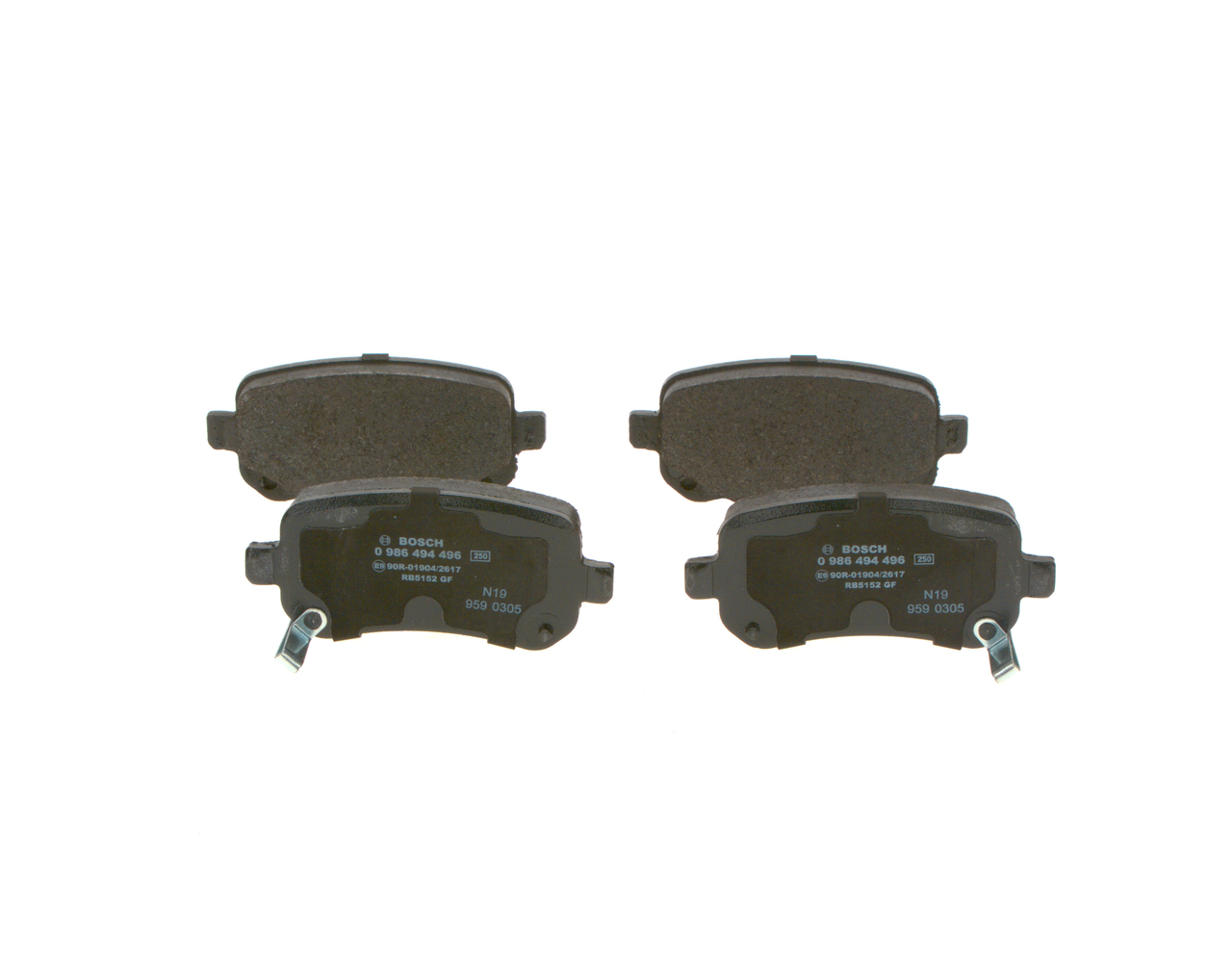 Placute frana BOSCH 0 986 494 496