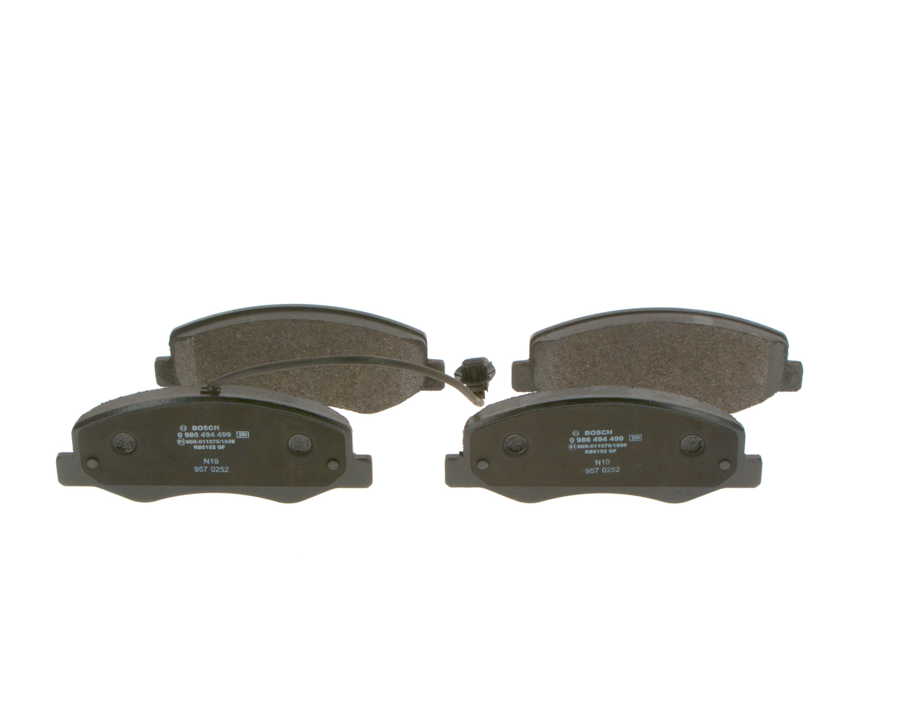 Placute frana BOSCH 0986494499