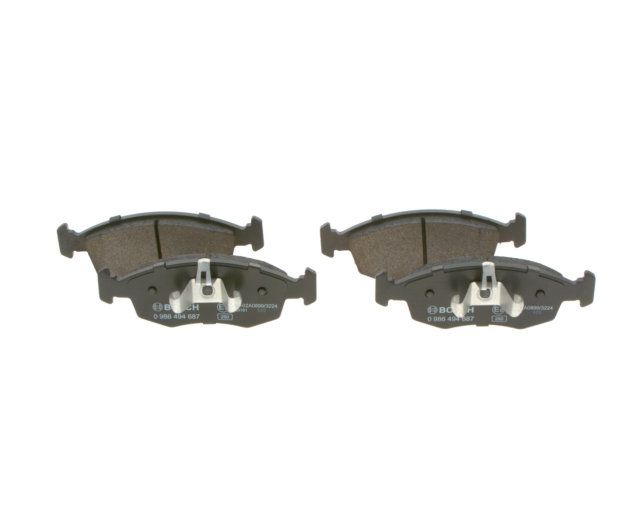 Placute frana BOSCH 0986494687