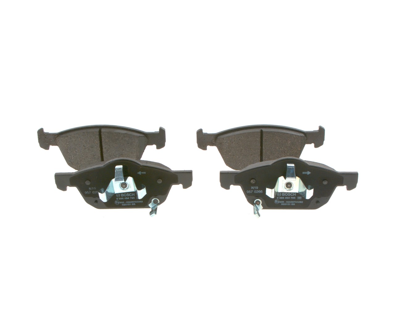 Placute frana BOSCH 0986494785