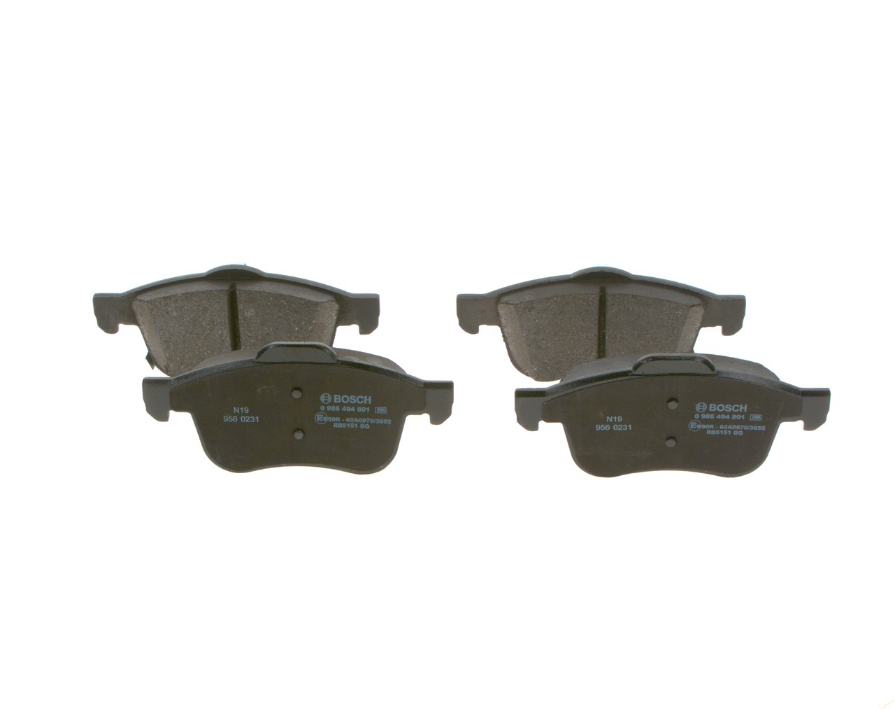 Placute frana BOSCH 0 986 494 801
