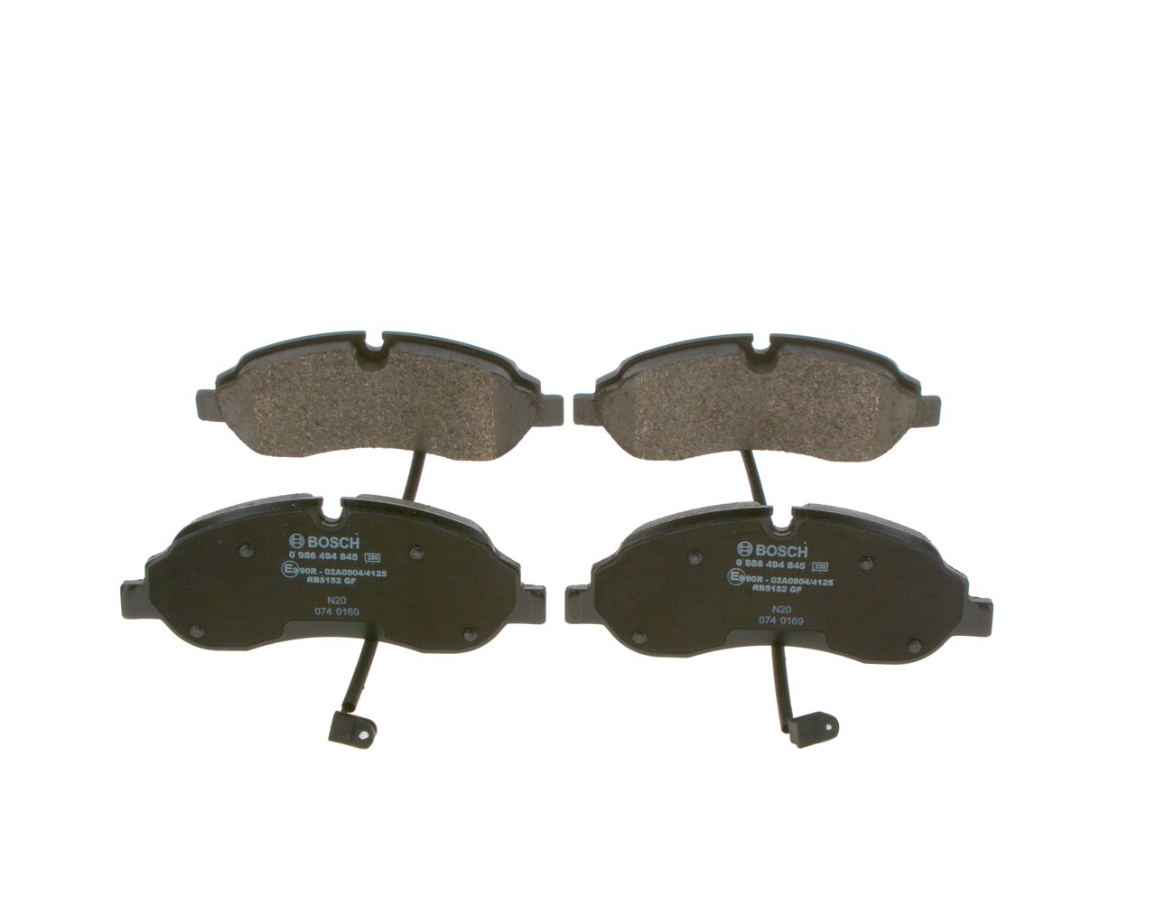 Placute frana BOSCH 0986494845