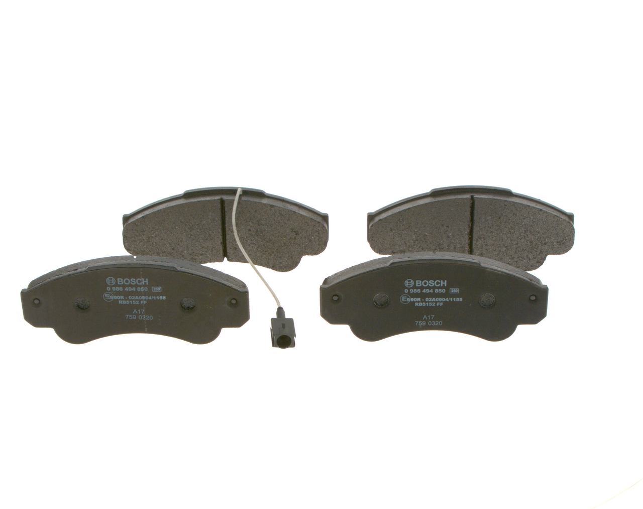 Placute frana BOSCH 0 986 494 850