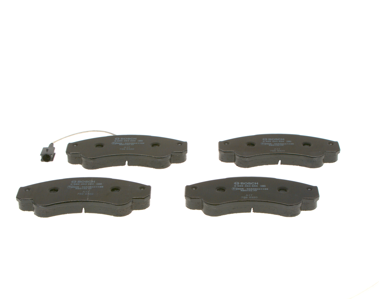 Placute frana BOSCH 0986494850