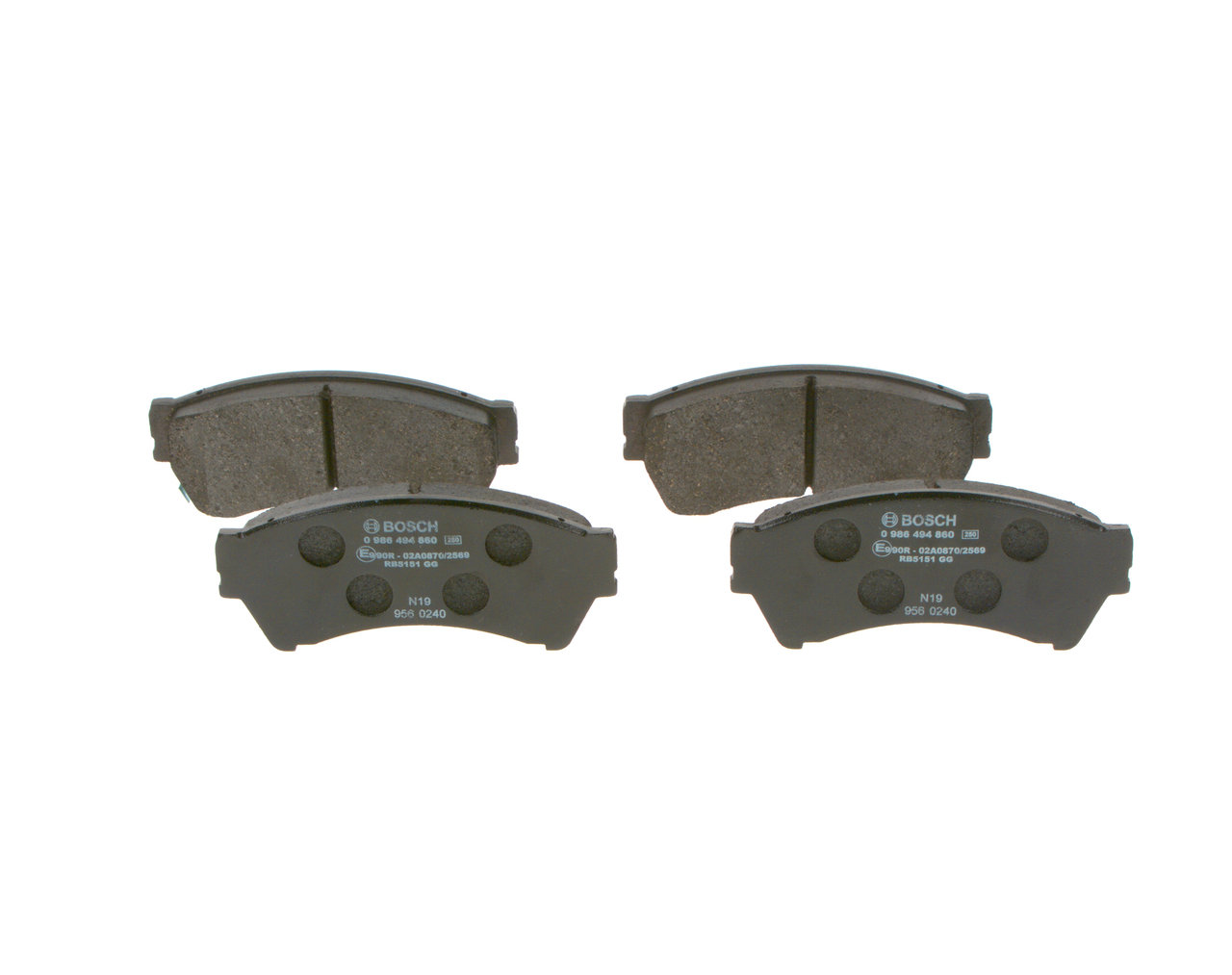 Placute frana BOSCH 0 986 494 860