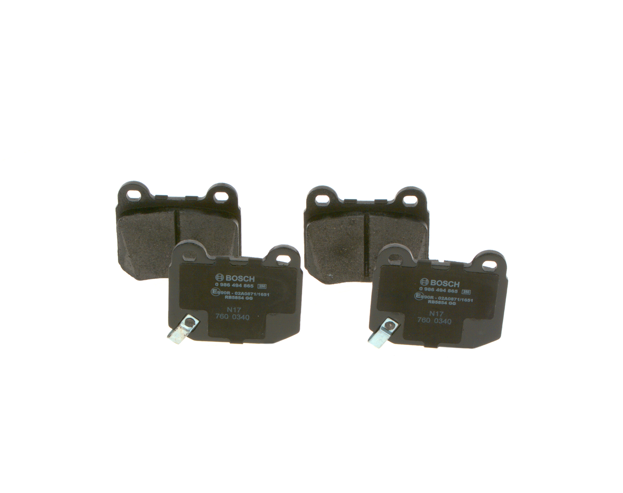 Placute frana BOSCH 0986494865