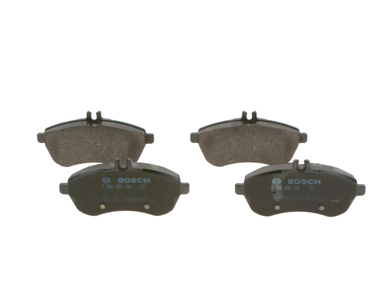 Placute frana BOSCH 0986495104
