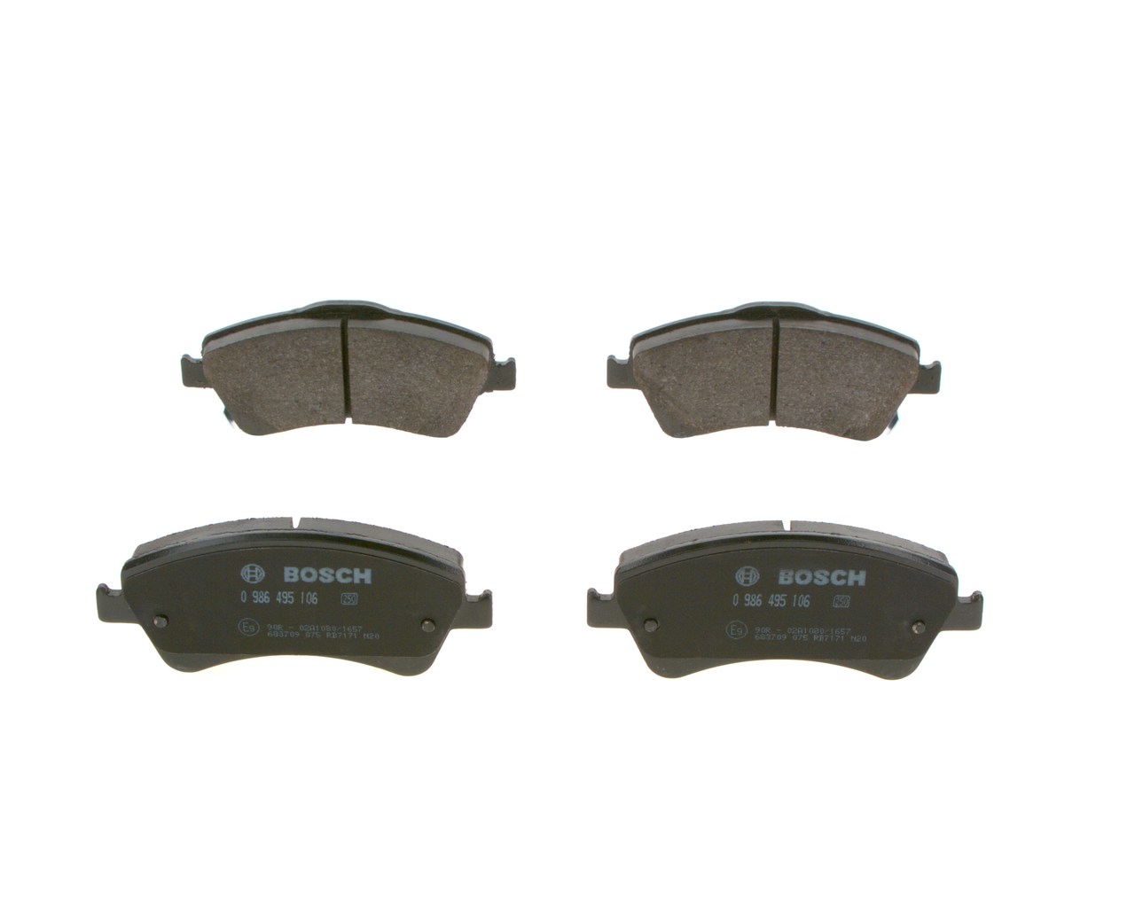 Placute frana BOSCH 0986495106