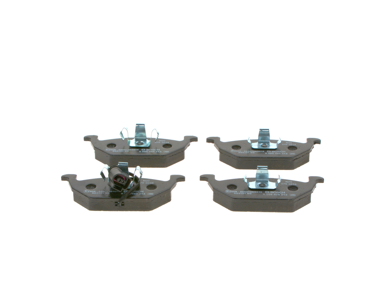 Placute frana BOSCH 0986495213