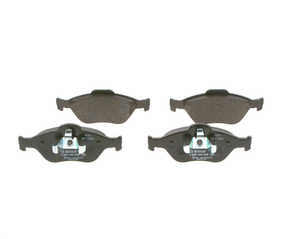 Placute frana BOSCH 0986495220