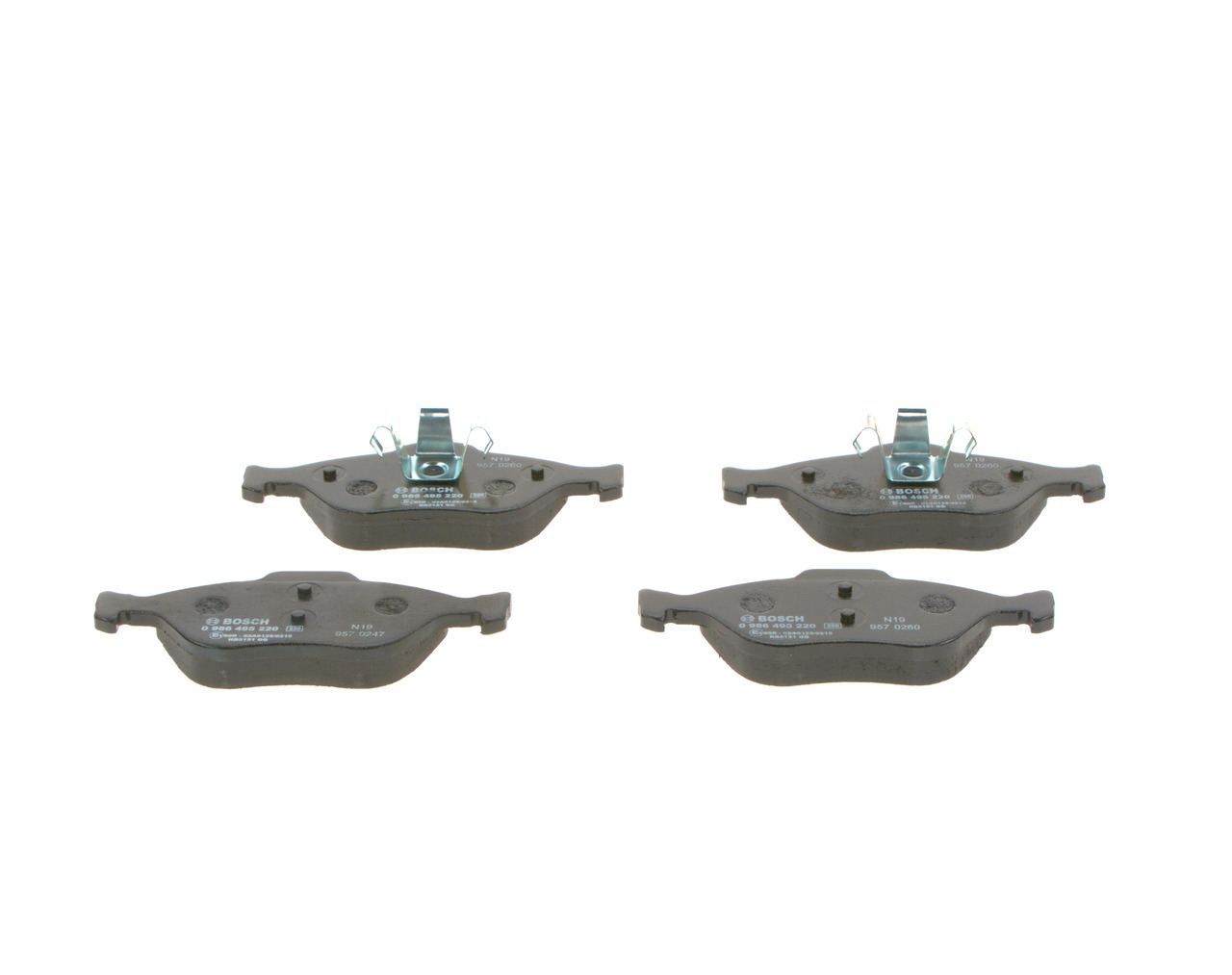 Placute frana BOSCH 0986495220