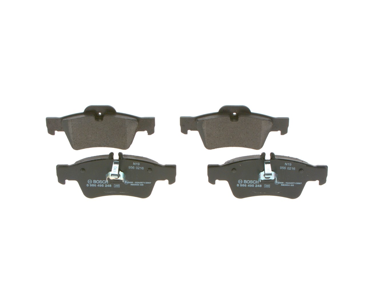 Placute frana BOSCH 0986495248