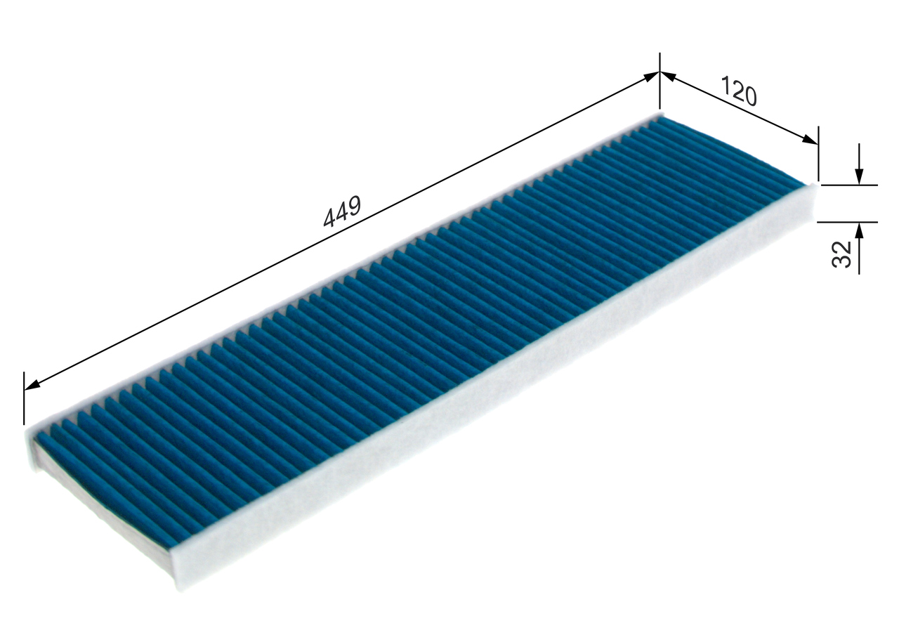 Filtru polen BOSCH 0986628579