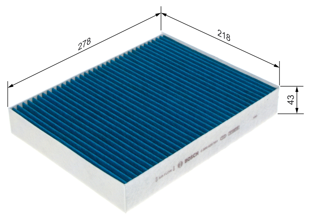 Filtru polen BOSCH 0986628591