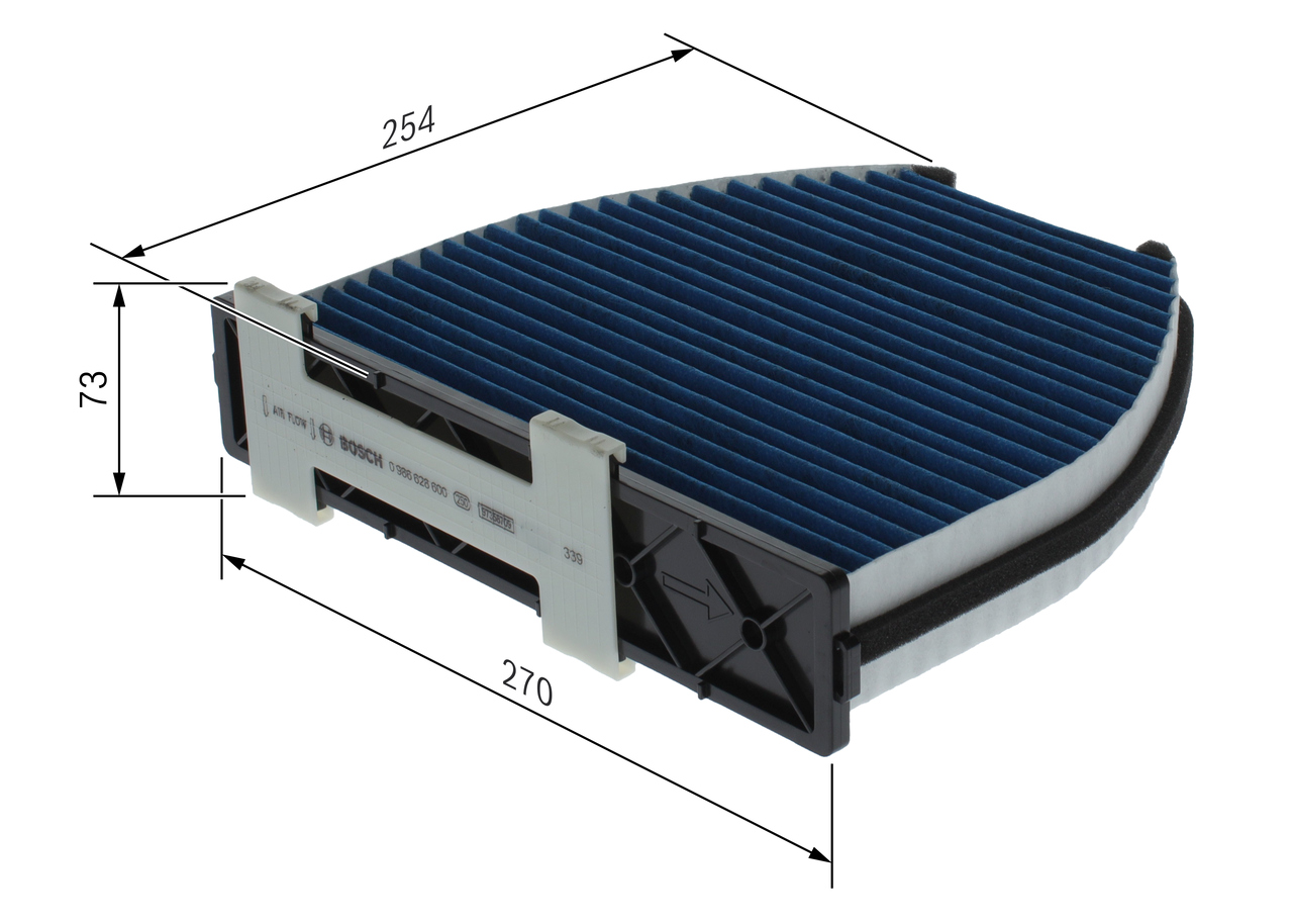 Filtru polen BOSCH 0986628600