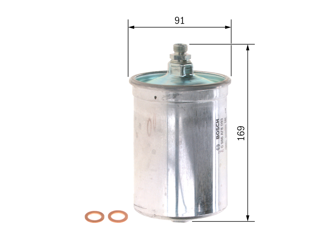 Filtru combustibil BOSCH 0986AF8093