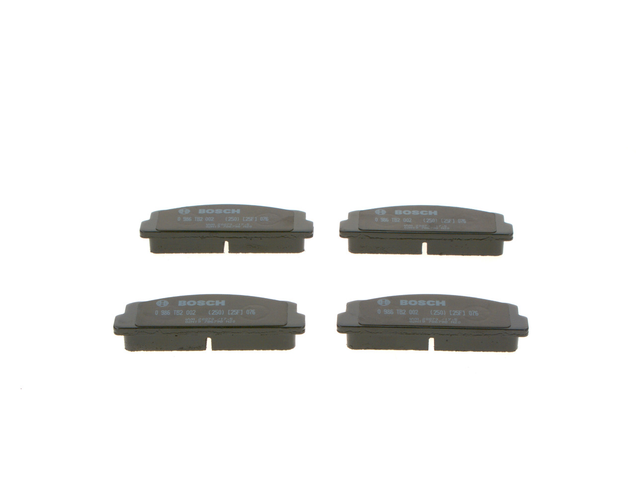 Placute frana BOSCH 0986TB2002