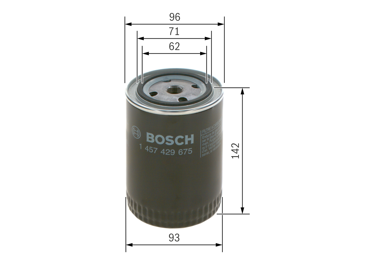 Filtru combustibil BOSCH 1457429675