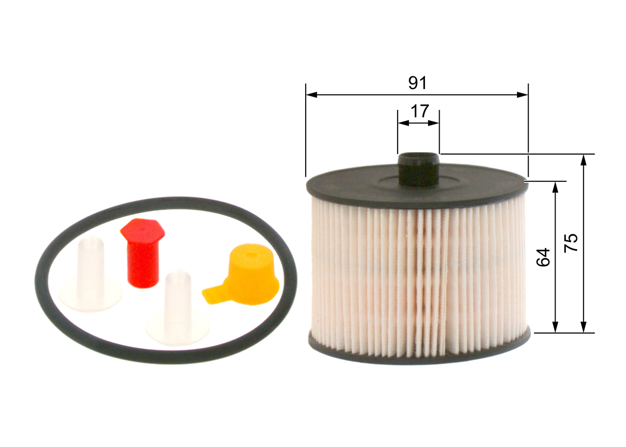 Filtru combustibil BOSCH 1457431723