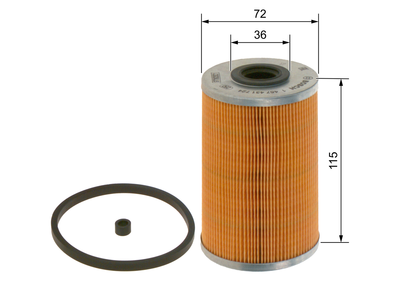 Filtru combustibil BOSCH 1457431724