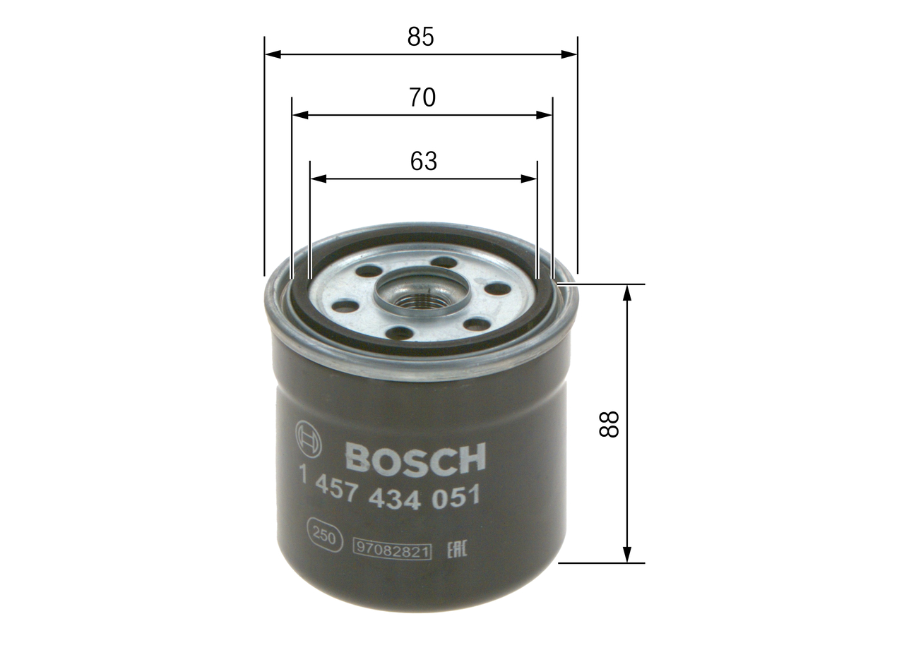 Filtru combustibil BOSCH 1457434051