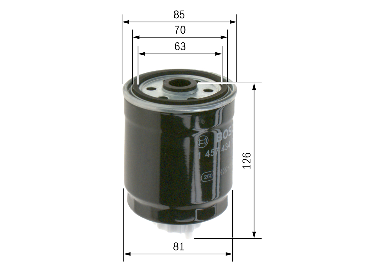 Filtru combustibil BOSCH 1457434103