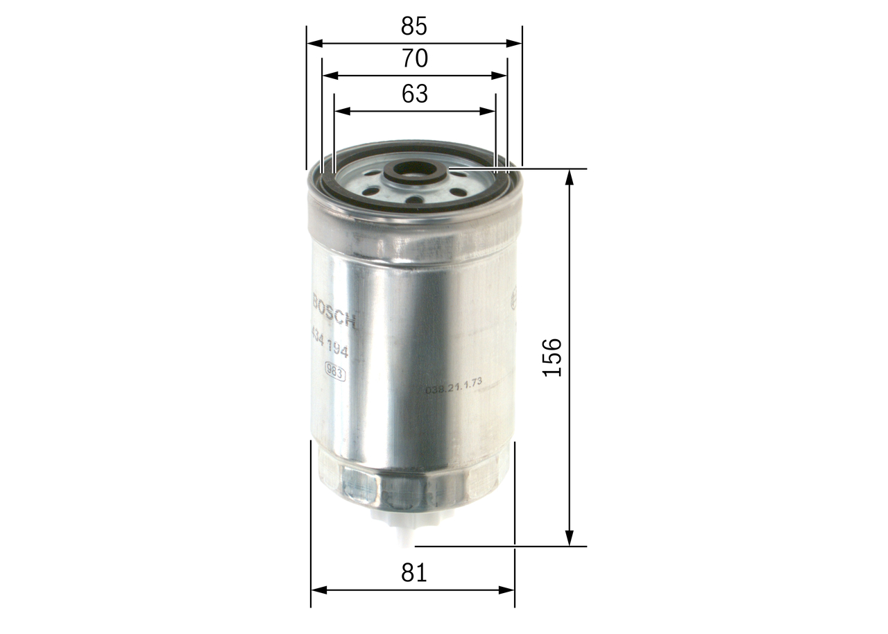 Filtru combustibil BOSCH 1457434194