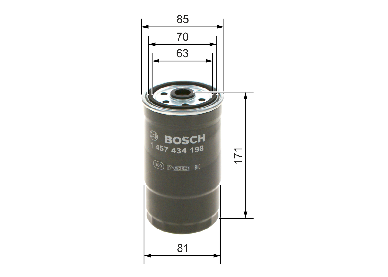 Filtru combustibil BOSCH 1457434198