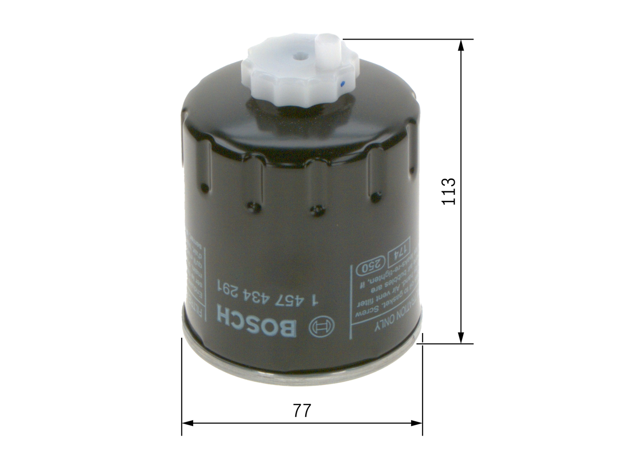 Filtru combustibil BOSCH 1457434291