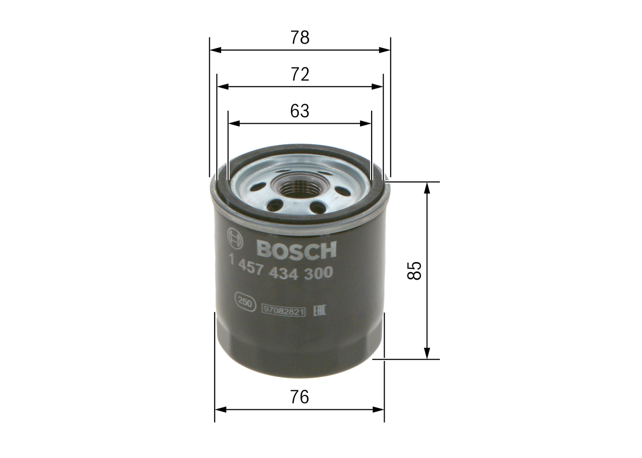 Filtru combustibil BOSCH 1457434300