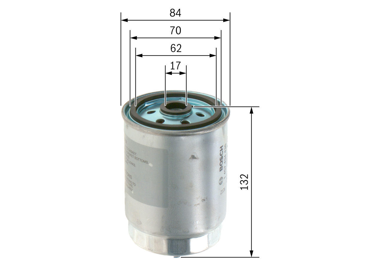 Filtru combustibil BOSCH 1457434436