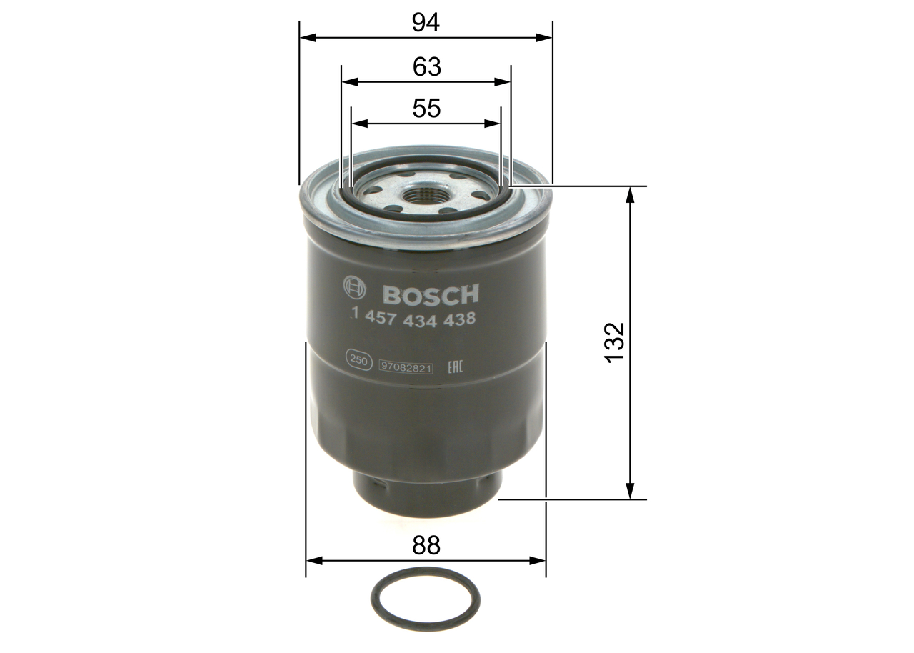 Filtru combustibil BOSCH 1457434438