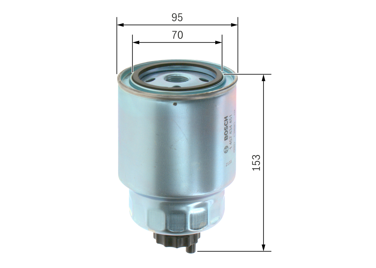 Filtru combustibil BOSCH 1457434451