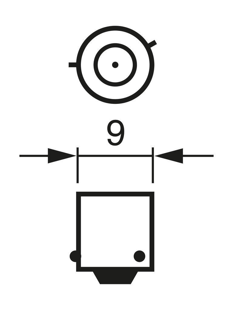 Bec semnalizator BOSCH 1 987 301 035