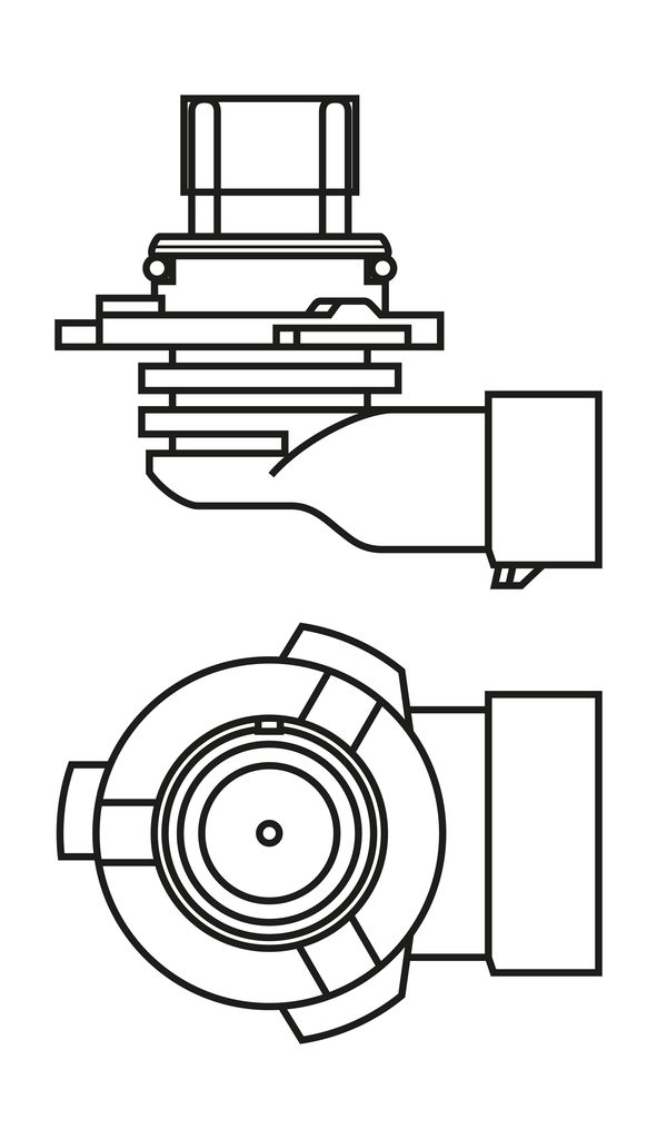 Bec far faza lunga BOSCH 1987302808