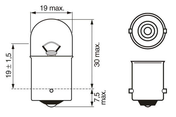 Bec semnalizator BOSCH 1987302815