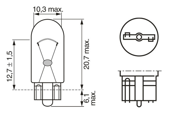 Bec semnalizator BOSCH 1987302206