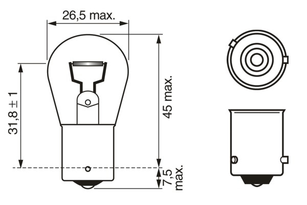 Bec semnalizator BOSCH 1987302213