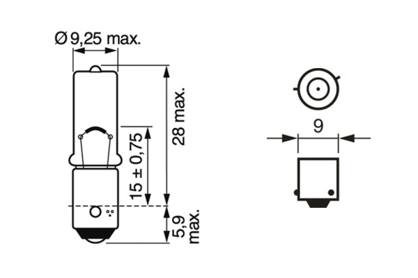 Bec semnalizator BOSCH 1987302809