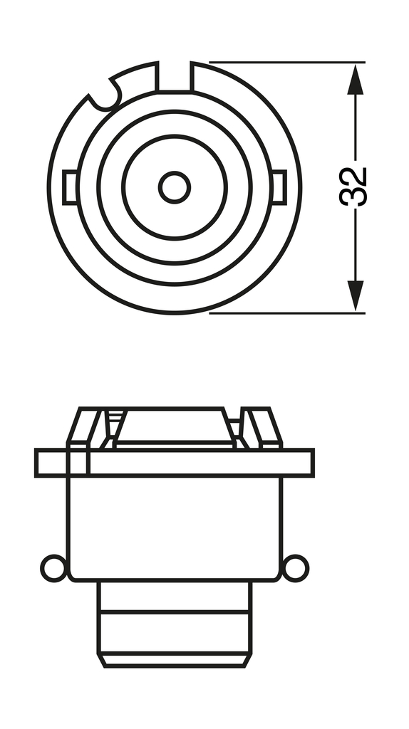 Bec far faza lunga BOSCH 1987302851