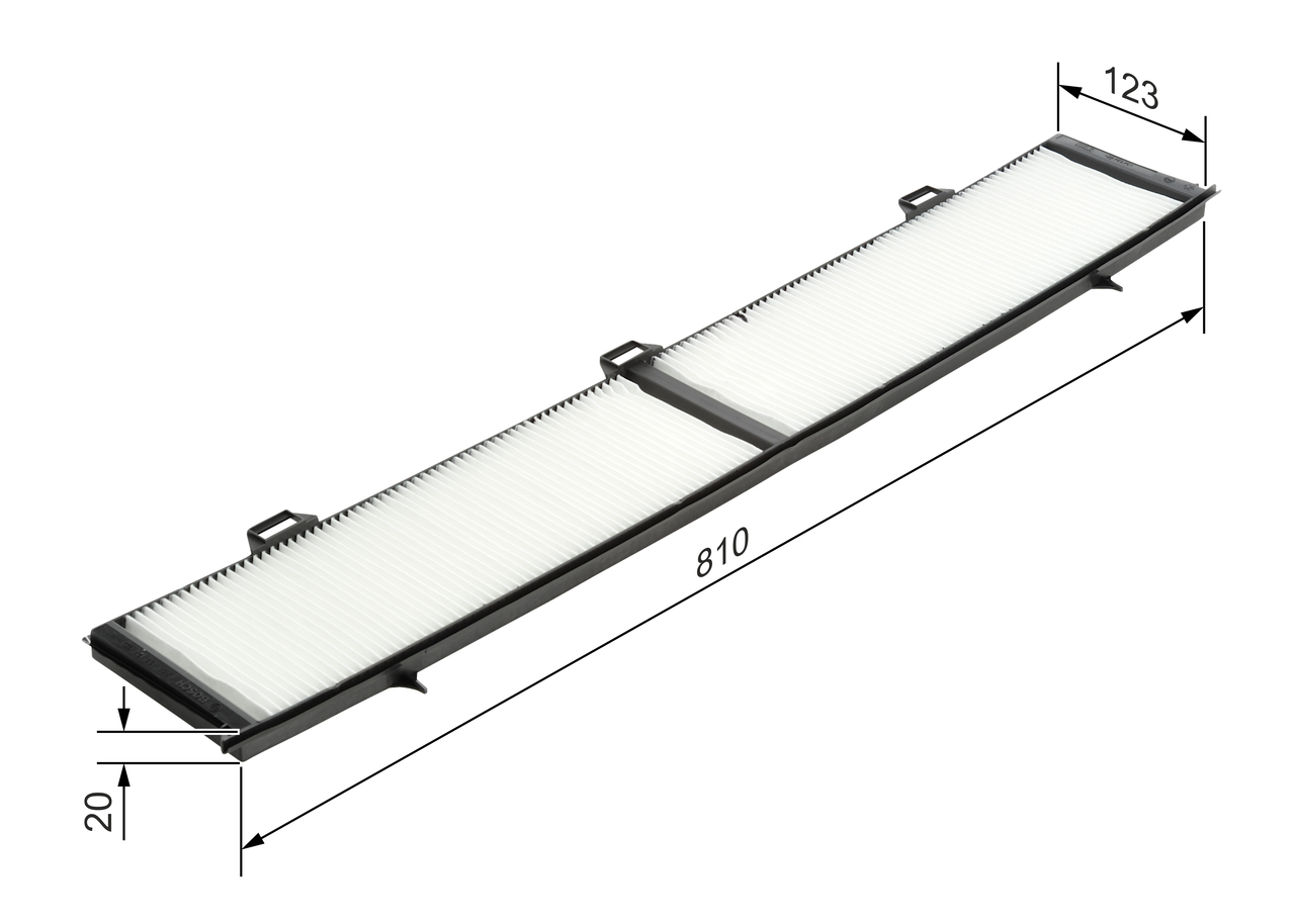 Filtru polen BOSCH 1987432124