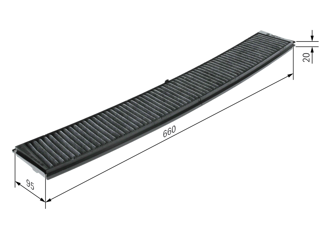 Filtru polen BOSCH 1987432336