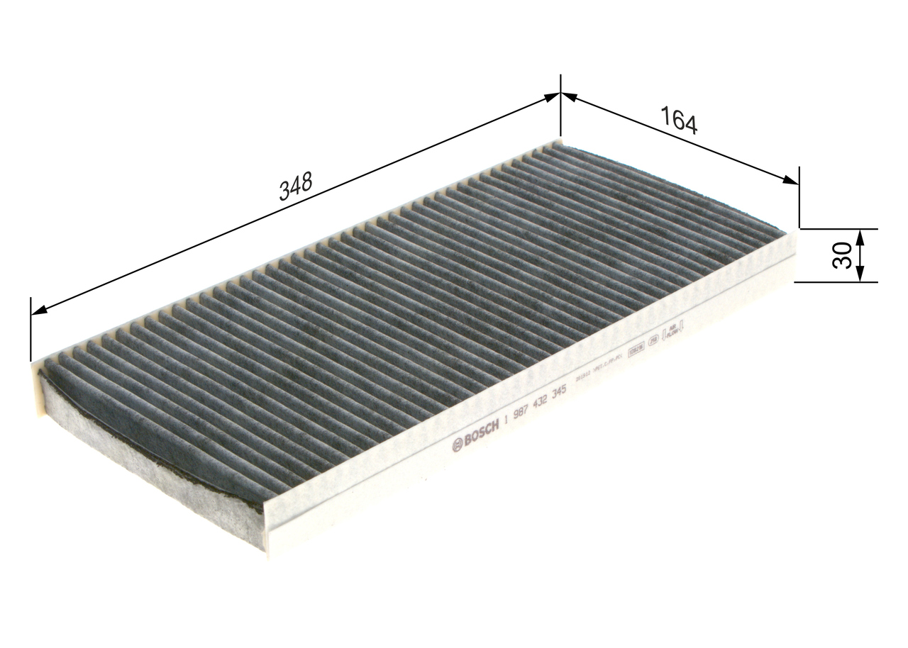 Filtru polen BOSCH 1987432345