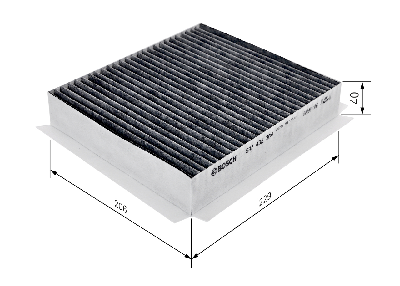 Filtru polen BOSCH 1987432364