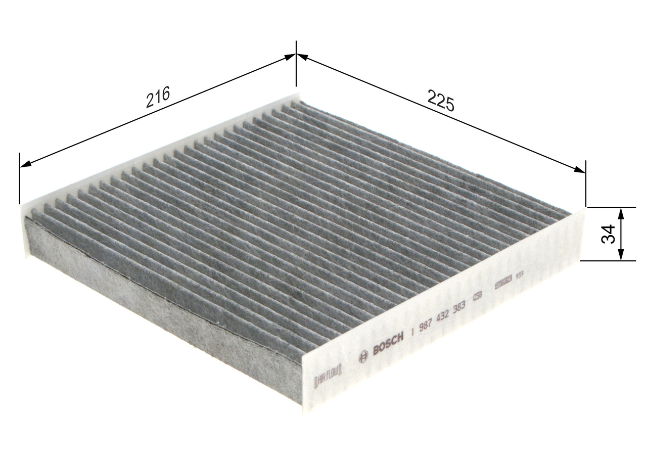 Filtru polen BOSCH 1987432383