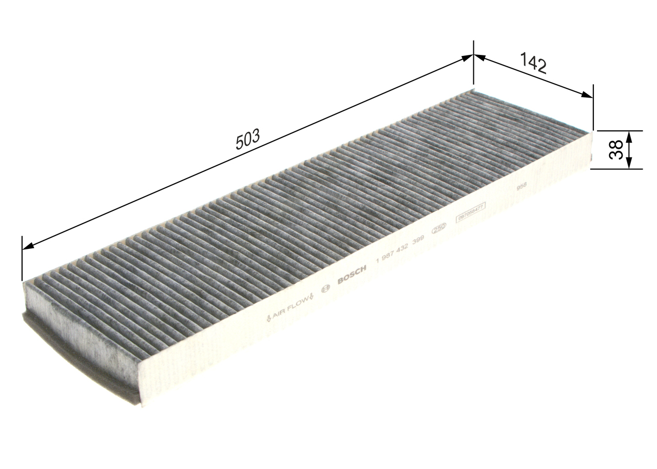 Filtru polen BOSCH 1987432399
