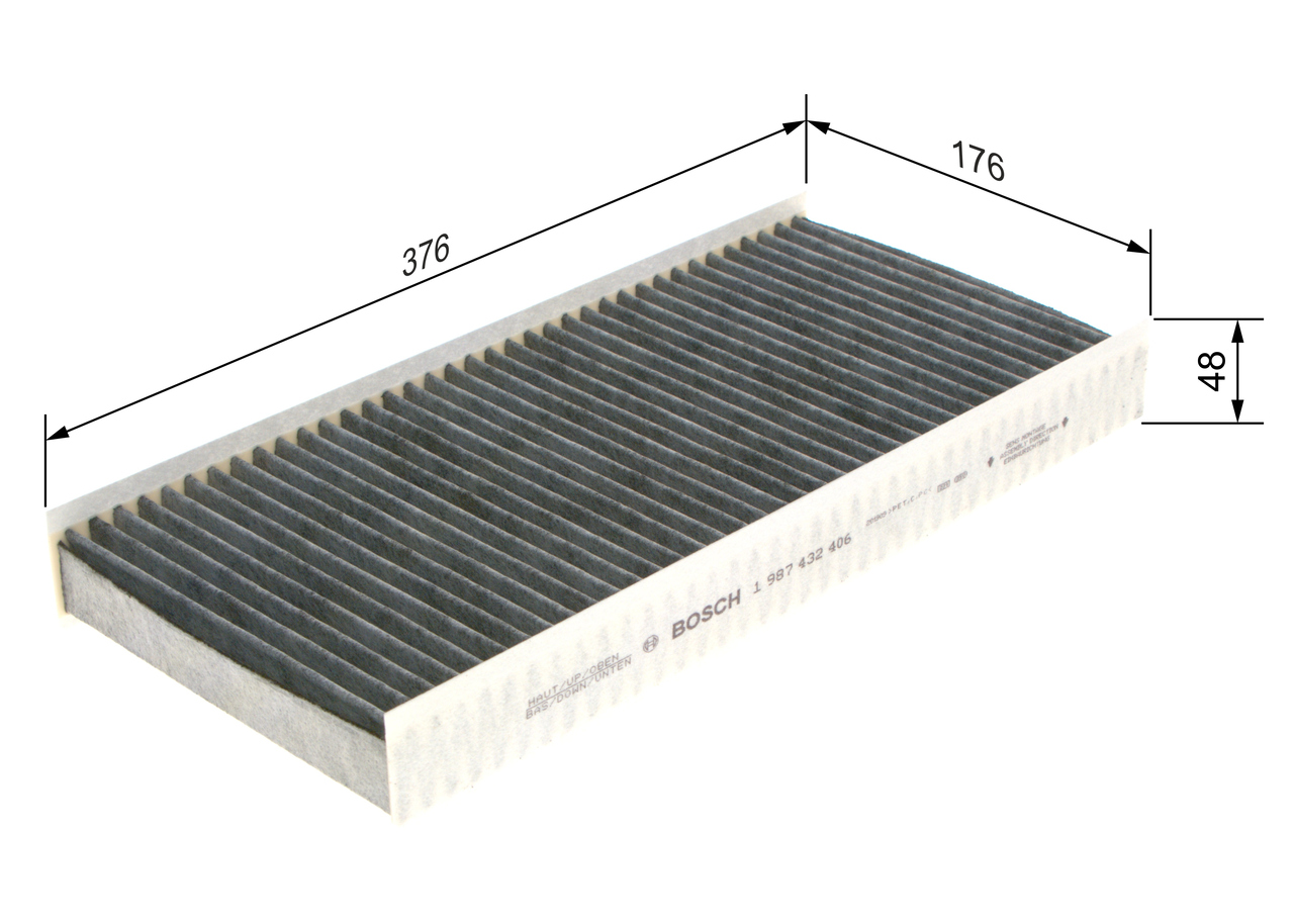 Filtru polen BOSCH 1987432406