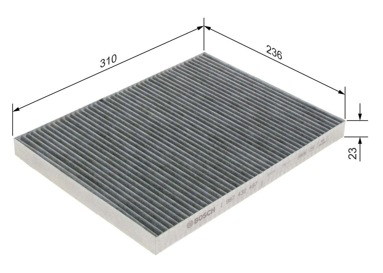 Filtru polen BOSCH 1987432497