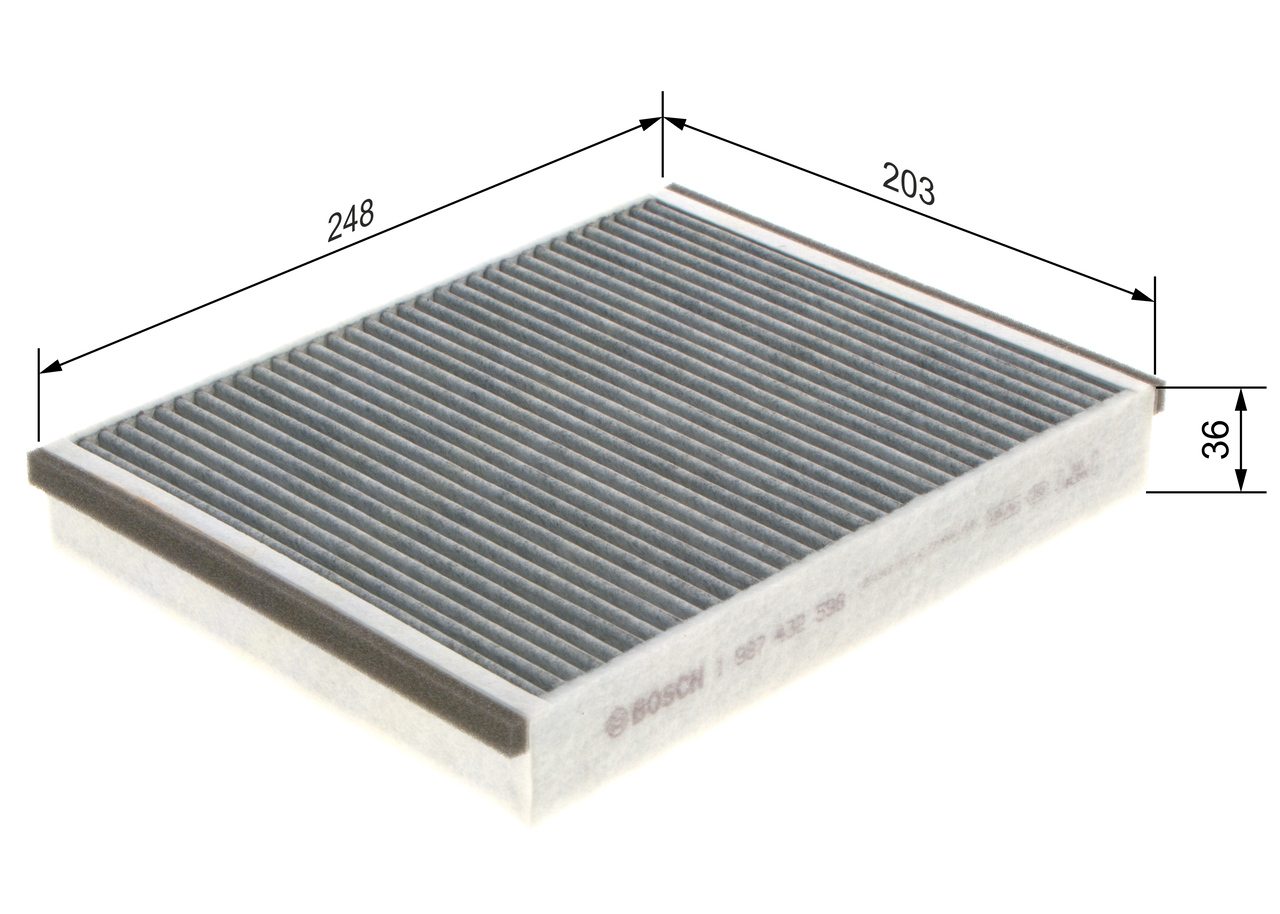 Filtru polen BOSCH 1987432598