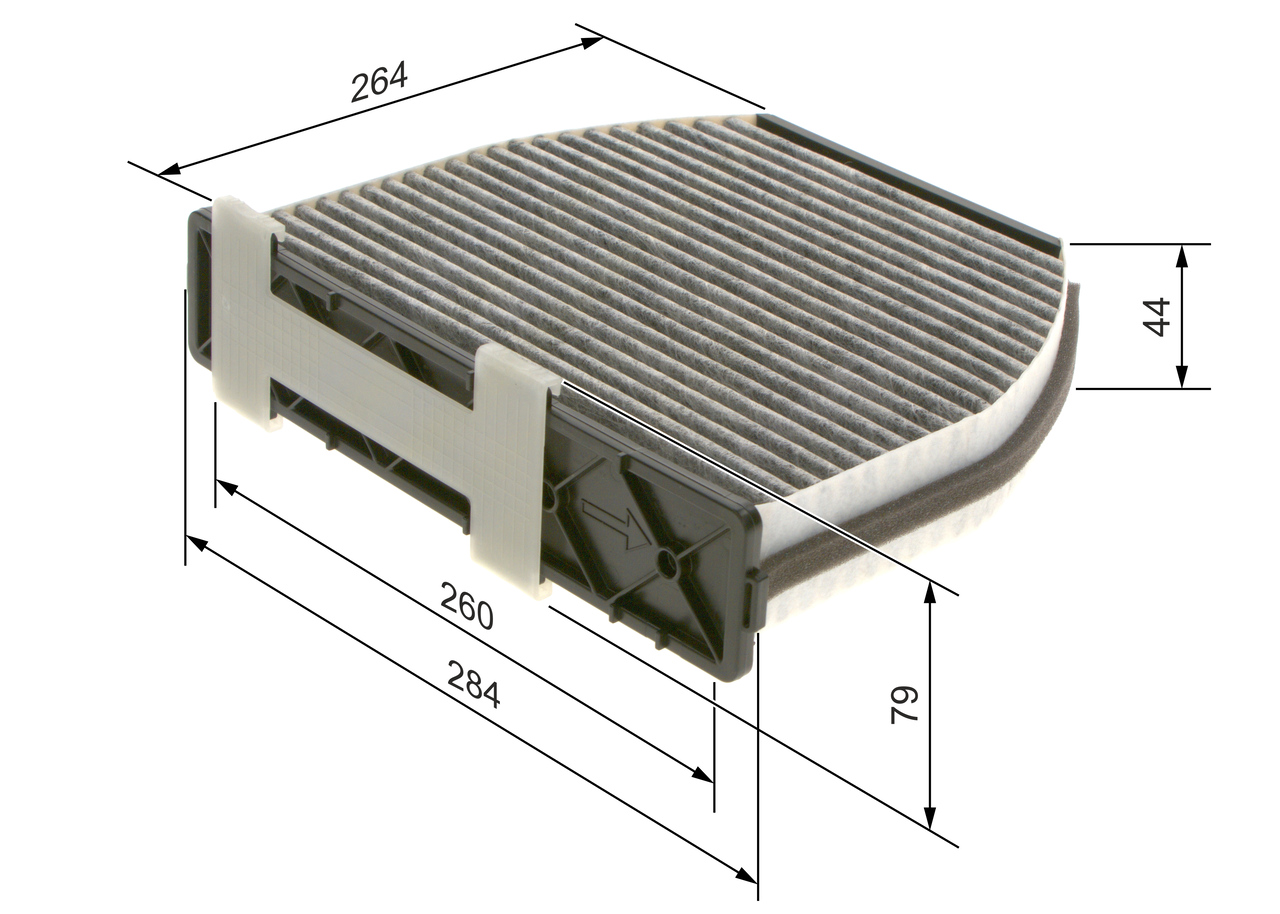 Filtru polen BOSCH 1987435001